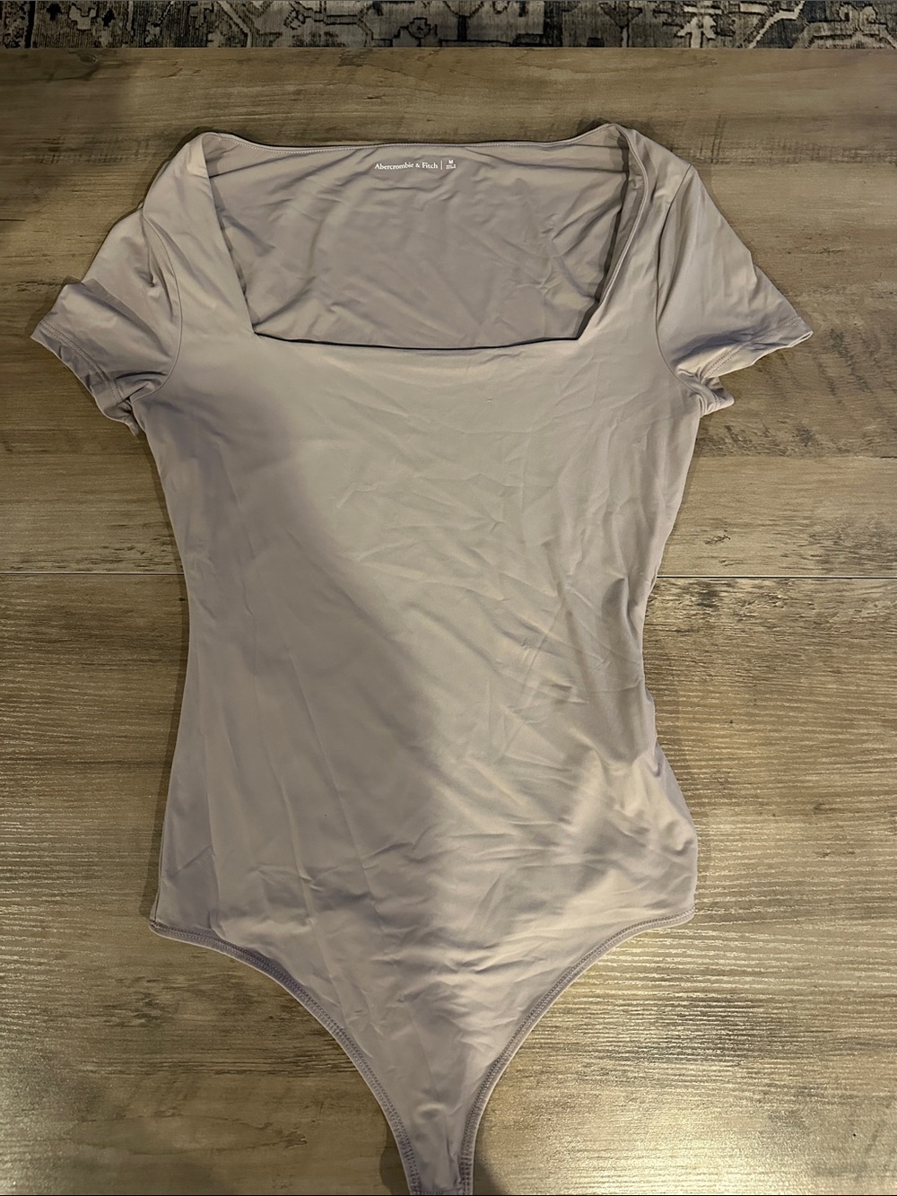 Abercrombie Lavender Square-Neck Bodysuit